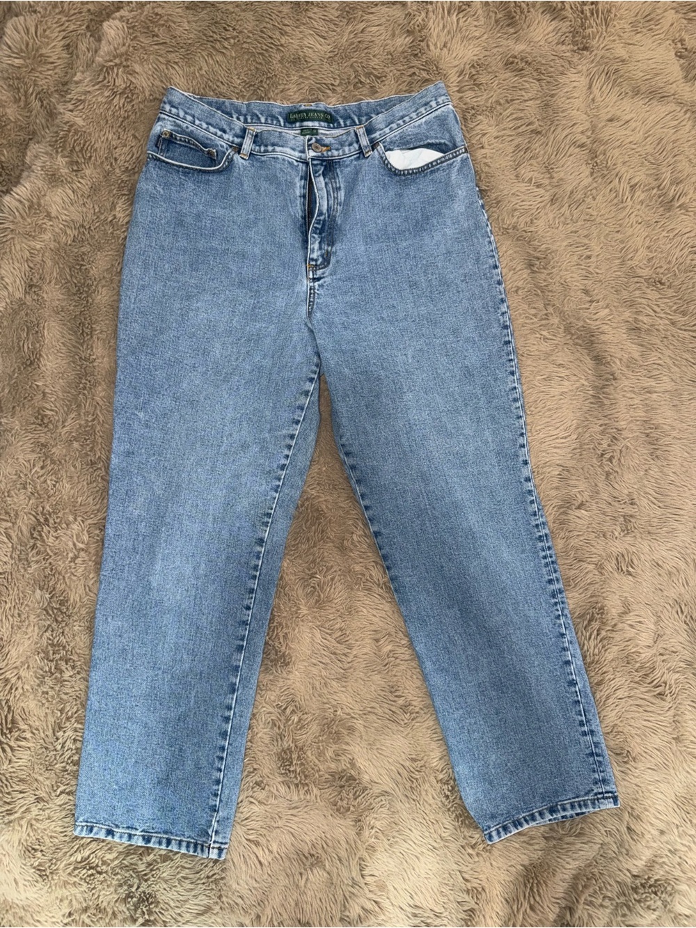 Ralph Lauren Light Blue Straight-Leg Women's Jeans